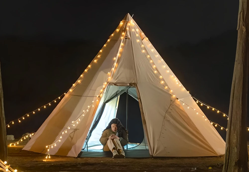 pyramid camping tent